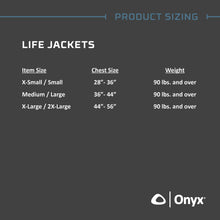 Load image into Gallery viewer, Onyx MoveVent Dynamic Paddle Vest Adult Life Jacket, USCG/TC Approved
