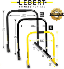 Load image into Gallery viewer, Lebert Fitness EQualizers | Frank Medrano Signature Series Equalizer Dip Bars | Black Matte XXL
