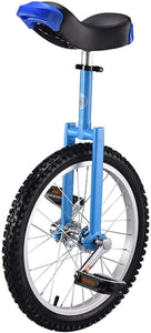 18-Inch Balance Cycling Unicycle, Adjustable Height, Manganese Steel Frame for Weight Loss, Fitness & Travel