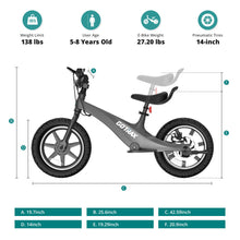 Load image into Gallery viewer, Electric Balance Bike for Kid, 14&quot; Pneumatic Tire, Max 15.5Miles and 36V 250W Kids&#39; Balance Bikes and Adjustable Seat

