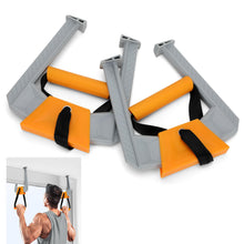 Load image into Gallery viewer, Portable Pull Up Bar for Doorway - Orange and Grey
