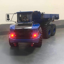 Load image into Gallery viewer, 1/14 RC Articulated Truck Metal Hydraulic Lifting Dumper Tipper RTR Model Flysky i6S Radio Controller Construction Vehicle Model(Blue)
