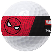 Load image into Gallery viewer, Volvik x Marvel, Vista3 360 - Spider-Man Dozen Golf Balls, White

