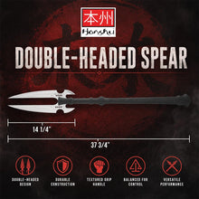 Load image into Gallery viewer, Honshu Double-Headed Spear | Two 14 1/4 Inch 7Cr13 Stainless Steel Blades
