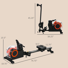 Load image into Gallery viewer, Soozier Water Rowing Machine for Home
