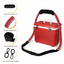 Load image into Gallery viewer, Paracord Cooler Strap for Engel 13/19qt, Adjustable Carry Sling with Pad
