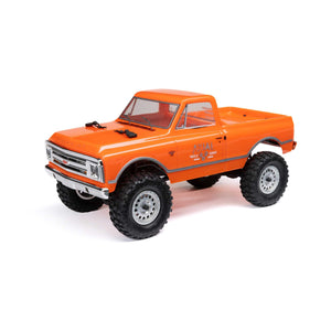 RC Truck 1/24 SCX24 1967 Chevrolet C10 4WD Truck RTR (Comes with Everything Needed to Run), Orange, AXI00001V2T3