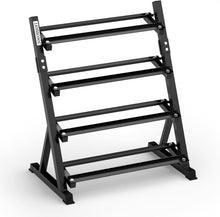 Load image into Gallery viewer, LIONSCOOL Adjustable Dumbbell Rack Stand, 4 Tier Heavy Duty Weight Storage Rack for Dumbbells &amp; Kettlebells

