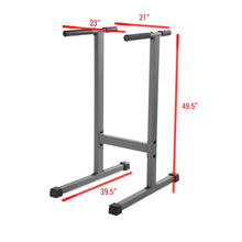 Load image into Gallery viewer, XMARK Dip Station, 500 lb Capacity Dip Stand - Gray
