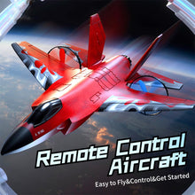 Load image into Gallery viewer, RC Plane, F-35 Jet Plane Remote Control Glider Airplanes,2 Channel 2.4GHZ | Red
