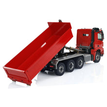 Load image into Gallery viewer, 1/14 8X8 RC Hydraulic Roll On Off Full Dumper Truck RC Dump Construction Vehicle Model U-Shaped Short Bucket
