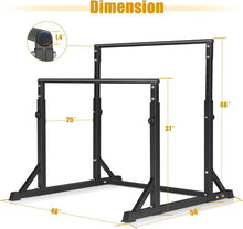 Load image into Gallery viewer, Bongkim Dip Bar, Heavy Duty Dip Station  (Matte black)
