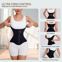 Load image into Gallery viewer, MISTHIN Waist Cincher Trimmer Belt Girdle Workout Shapewear for Women (Black, XX-Large)
