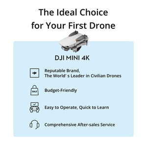 Mini 4K Fly More Combo, Drone with 4K UHD Camera for Adults, Under 249 g, 3-Axis Gimbal Stabilization, 10km Video Transmission