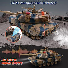 Load image into Gallery viewer, ROGALALY RC Tank Set, 1/24 Scale Army Battle Tanks with Life Indicators and Spray
