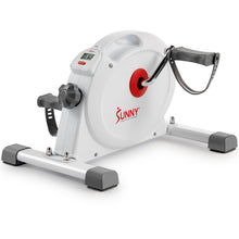 Load image into Gallery viewer, Sunny Health &amp; Fitness (White) Under Desk Smart Mini Pedal Exerciser
