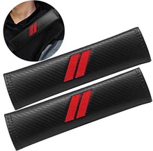 Load image into Gallery viewer, 2 PCS Seatbelt covers for Dodge Accessories Seat Belt Pad Compatible for Dodge Charger Durango Challenger Journey Seat Belt Covers for Adults Car Seat Belt Cover Seat Belt Cushion Leather Seat Belt
