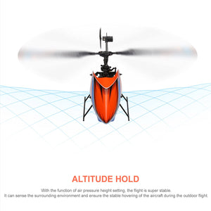 Remote Control Helicopter, 4 Channel RC Aircraft with 6-Axis Gyro, Altitude Hold, One Key Take Off/Landing, Include 3 Batteries