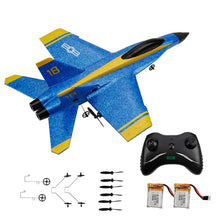 Load image into Gallery viewer, RC Plane Remote Control Airplane RTF RC Plane 2 Channel Remote Control Airplane, 2.4GHz Radio Control F18 Jet Aircraft with 2 Batteries
