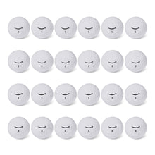 Load image into Gallery viewer, Amazon Basics Core Soft Golf Balls, Low Compression, Side Stamp Alignment, 24-Pack, White
