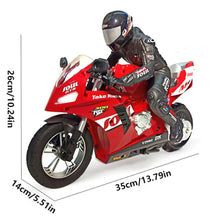 Load image into Gallery viewer, Remote Control Motorcycle, High Speed Self Balancing Single Wheel Stunt RC Motorcycle, 1/6 Scale 360° Rotating
