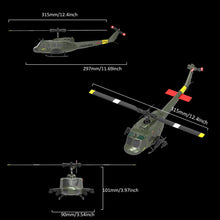 Load image into Gallery viewer, NBJIALIN RC ERA C032 UH-1 Huey Helicopter - Remote Control Helicopters for Adult, 1/48 Sacle 2.4G 6CH Gyro Stabilized Aircraft with Altitude Hold &amp; Optical Flow,3D Stunt Drone (Pink)
