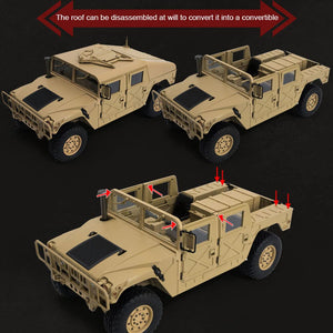 16 Channels RC Car 1/10 Scale Remote Control Crawler Truck Simulation Military Truck 4x4 Offroad Vehicle Electric
