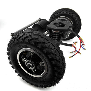 4WD Electric Mountain Skateboard Conversion Kit 4 Wheels Drive Off-Road Skateboard with LCD Display Remote