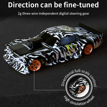 Load image into Gallery viewer, RC Electric Mini Racing Drift Car Model 1:43 Scale 2.4G Full Scale Linkage Light Set Max Speed 15km/h Indoor Mini RC Toys
