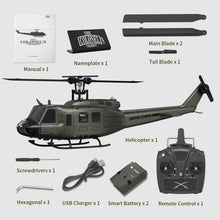 Load image into Gallery viewer, Helicopter - Huey Collectable Remote Control Helicopter with Auto-Hover for Adults, Beginners, 1/27 Scale, 2 Batteries
