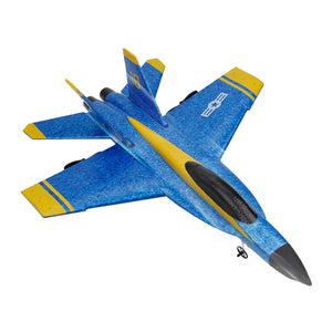 RC Plane Remote Control Airplane RTF RC Plane 2 Channel Remote Control Airplane, 2.4GHz Radio Control F18 Jet Aircraft with 2 Batteries