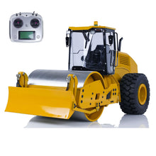 Load image into Gallery viewer, 1/12 RC Hydraulic System Road Roller Cs11 Metal Remote Control Construction Vehicles Motor Servo ESC Light Sound System
