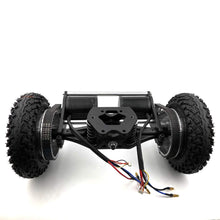 Load image into Gallery viewer, 4WD Electric Mountain Skateboard Conversion Kit 4 Wheels Drive Off-Road Skateboard with LCD Display Remote
