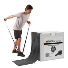 Load image into Gallery viewer, THERABAND Resistance Band, Black, Special Heavy, 50-Yard Roll, Latex, Elastic Band for Exercise
