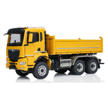 Load image into Gallery viewer, 1/14 6x6 RC Hydraulic Dump Truck Metal 3-Way Radio Control Tipper Car Model LESU Construction Vehicle for Adult Hobby
