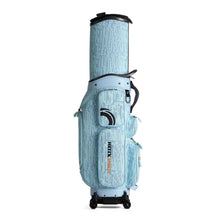 Load image into Gallery viewer, HELIX Golf Cart Bag with Wheels Retractable Top for Daily Use and Travel (Light Blue)
