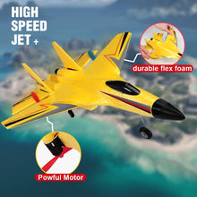 Load image into Gallery viewer, 2 Channel Remote Control Jet with Gyro Night Lights and 2 Batteries, Easy to Fly
