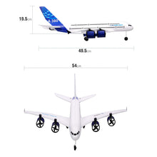 Load image into Gallery viewer, A380 RC Airplane, 2.4G 3CH Remote Control Airplane, Easy to Fly RC Plane for Beginner, EPP Foam Fixed Wing Aircraft
