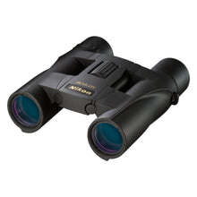 Load image into Gallery viewer, Nikon ACULON A30 10x25 Black Binocular | Dual hinge design, Fully multi-coated lightweight Binocular, Smooth Central Focus Knob | Official Nikon USA Model
