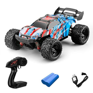 1:18 Remote Control Car for Kids Adults,36 Km/h High Speed Monster Trucks 4x4 Off-Road Hobby Fast RC Car,2.4GHz 4WD