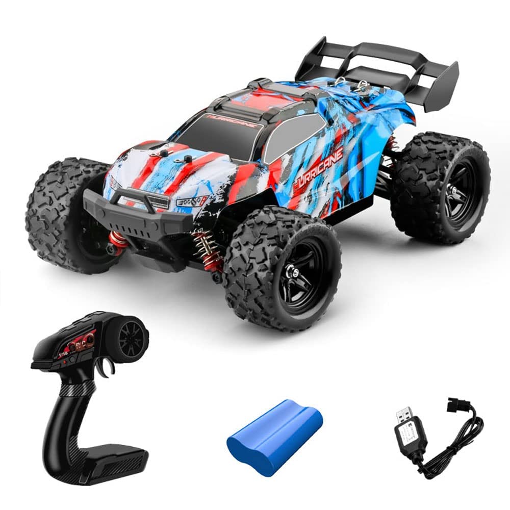 1:18 Remote Control Car for Kids Adults,36 Km/h High Speed Monster Trucks 4x4 Off-Road Hobby Fast RC Car,2.4GHz 4WD