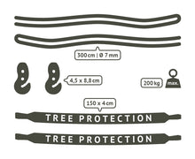 Load image into Gallery viewer, LA SIESTA® Flora Classic Cotton Hammock &amp; TreeMount, Hammock &amp; Tree Straps for Beams Posts - Indoor Outdoor Hammock, Extra Large Patio Hammock Bed Portable Hammock, 2 Person Hammock - King, Flower
