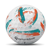 Load image into Gallery viewer, TaylorMade Golf SpeedSoft NFL Ink Golf Balls, Miami Dolphins, 1 Dozen
