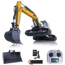 Load image into Gallery viewer, 1/14 RC Hydraulic Excavator R945 RTR Metal Radio Control Quick Coupler Servo Motor ESC Light Sound System Construction Vehicles
