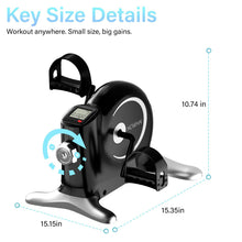 Load image into Gallery viewer, HOWHAI Under Desk Bike Pedal Exerciser - Black

