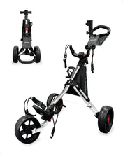 Load image into Gallery viewer, Caddytek Golf CaddyLite 11.5 V3 Superlite Deluxe Push Cart Silver
