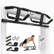 Load image into Gallery viewer, KAKICLAY 2026 Upgrade Multi-Grip Pull Up Bar with Smart Larger Hooks Technology
