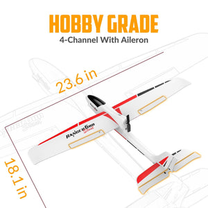 New Version RC Plane, Remote Control Airplane for Adults,4-Channel RC Plane with Durable Foam Construction,3 Flight Modes, White
