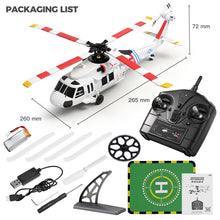 Load image into Gallery viewer, K270 brushless Motor RC Helicopter Single Wing aileron Free 4CH 6-axis Gyroscope Altitude
