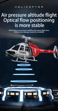 Load image into Gallery viewer, Helicopter Remote Control Multipurpose Helicopter 6-Axis Gyroscope High Suspension Barometer (Dual Battery Remote) Red Version
